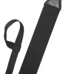 Outdoor Connection Sling Universal, black sling laid flat with loops at both ends