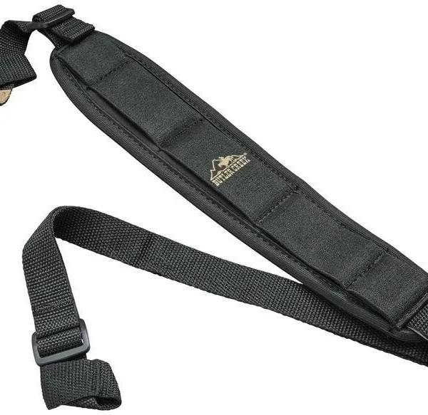 Butler Creek Comfort Stretch Shotgun Sling, black padded sling with adjustable straps