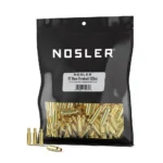 Nosler Unprimed Unprepped Brass .17 Rem Fireball cases in a black clear-front bag