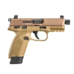 FN America FN USA 502 Tactical Handgun .22 LR 10rd Magazines (2) 4.6" Threaded Barrel FDE