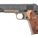 Kahr Arms Auto Ordnance Army 250th Special Edition Handgun, right side with wood grip