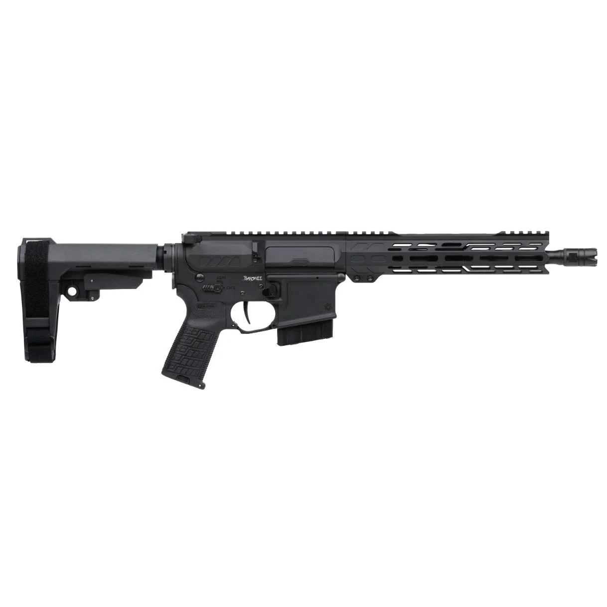 primary-2721 Cmmg Inc. CMMG Banshee MK4 Handgun 338 Arc 10rd Magazine 10.5'' Barrel RipBrace Armor Black