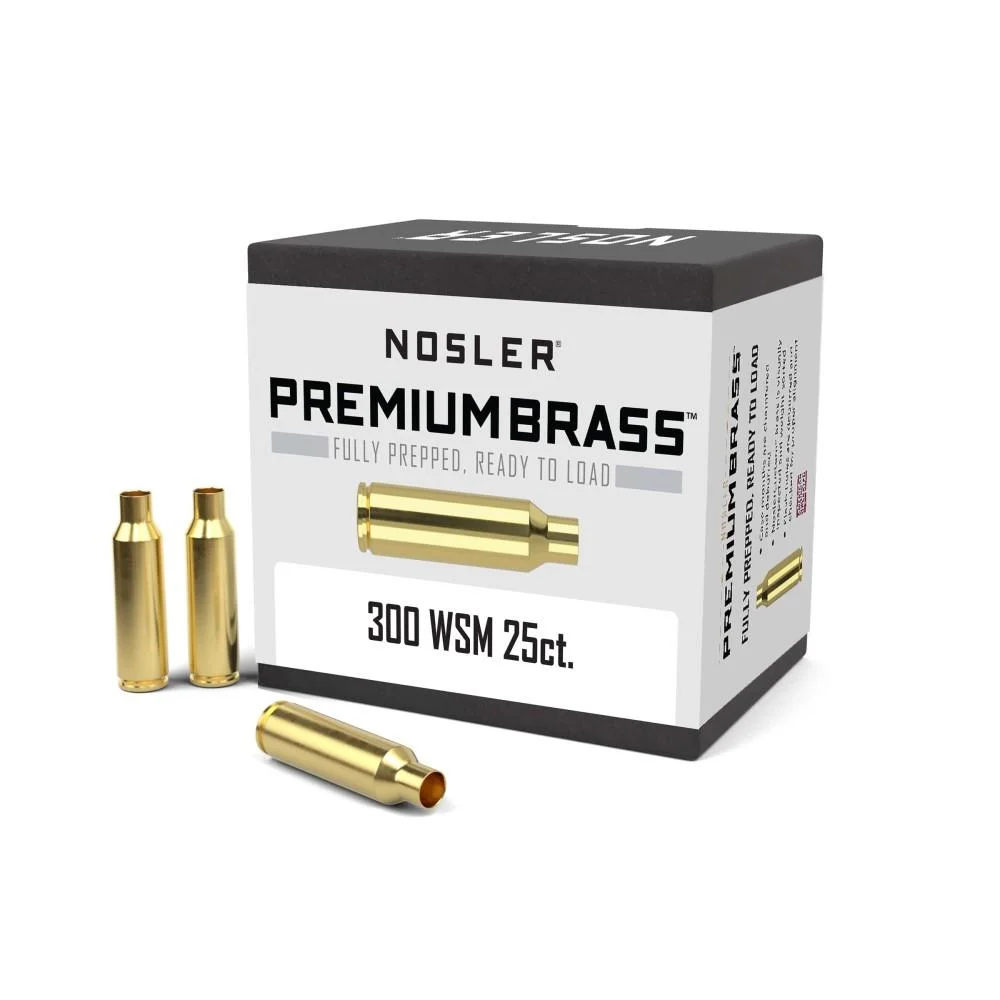 primary-27224 Nosler Bullets Inc. Nosler Unprimed Brass Rifle Cartridge Cases .300 WSM 25/ct