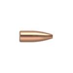 Nosler VarMageddon Rifle Bullets, single copper-colored pointed bullet in side view
