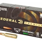 Federal Cartridge Co. Federal Premium Gold Medal Sierra Matchking Ammunition .224 Valkyrie 90 gr 2700 fps BTHP 20/ct