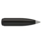 Nosler Ballistic SilverTip hunting rifle bullet, black side view with silver tip