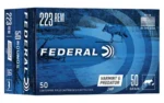 Federal Cartridge Co. Federal American Eagle Varmint & Predator Rifle Ammunition .223 Rem 50 gr JHP 3325 fps 50/ct