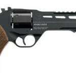 Chiappa Firearms USA Ltd Chiappa Rhino Revolver 60SAR Handgun 9mm Luger 6rd Capacity 6" Barrel Anodized Black Finish