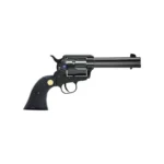 Chiappa Firearms USA Ltd Chiappa 1873 S.A. Black Revolver .22LR 6rd Capacity 4.75" Barrel Black Plastic Grips