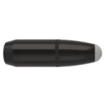 Nosler Ballistic SilverTip bullet, black projectile shown horizontally in side view