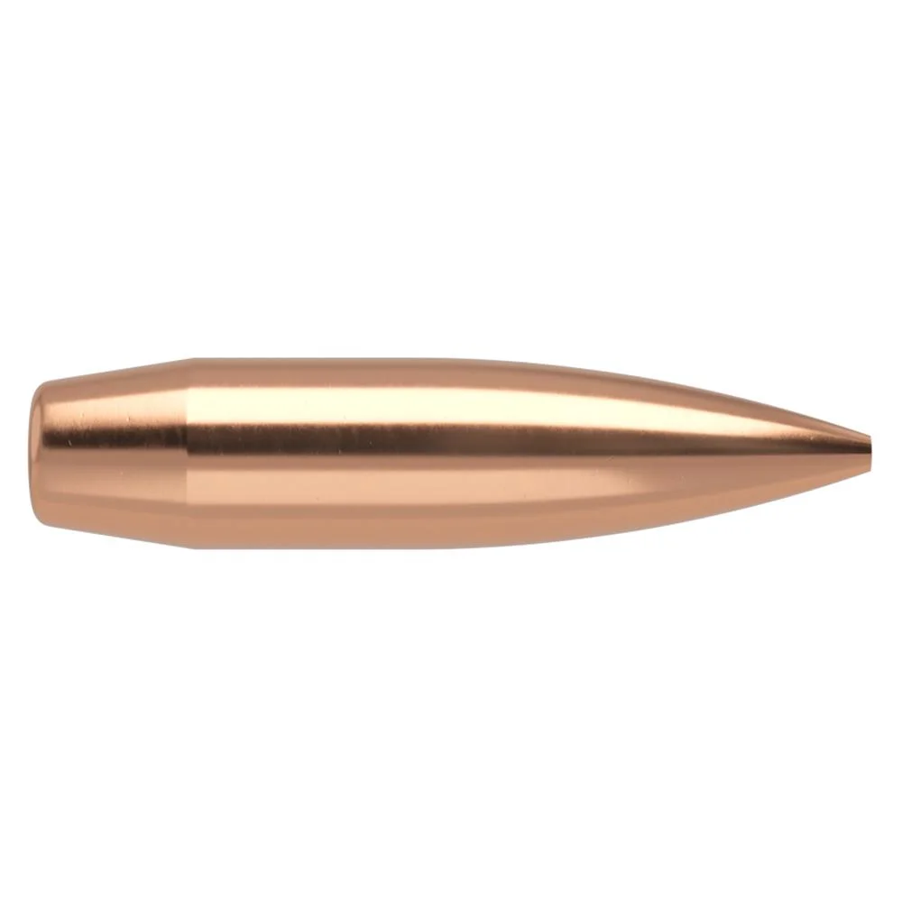 primary-27580 Nosler Custom Competition Rifle Bullets, copper-colored pointed bullet in side view