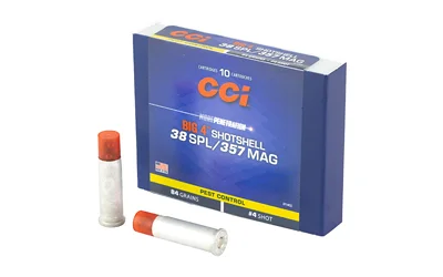 CCI Big 4 Handgun Shotshell Ammunition .38 spl/.357 mag #4 Shot 1000 fps 10/ct