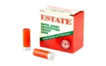 Estate Cartridge Super Sport Shotshells, red and white box with two red shotshells
