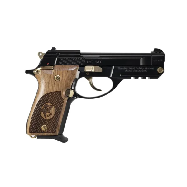 EAA - European American Armory Corp Girsan MC 14T Lady Tip-Up Handgun .380 ACP 13rd Magazine 4.5" Barrel Black Gloss and Gold