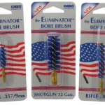 Iosso Eliminator Bore Brush, three packaged blue bore brushes with brass fittings
