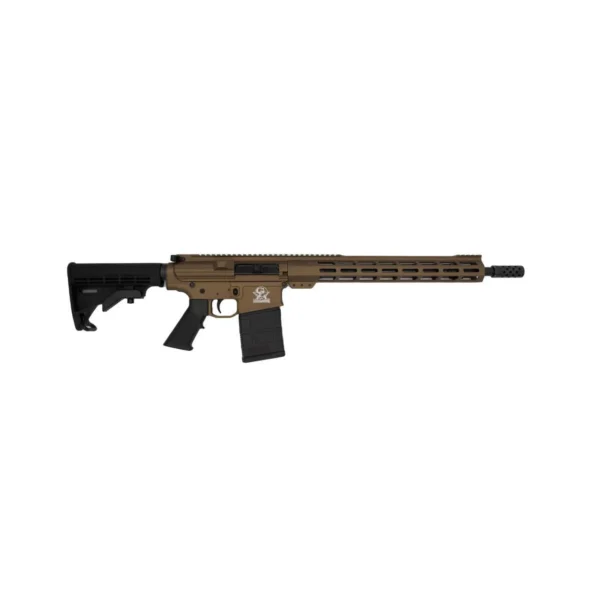 10 Ring Great Lakes Firearms AR-10 Rifle .308 Win 10rd Magazine 16" Stainless Barrel 15" MLOK Rail Bronze Finish