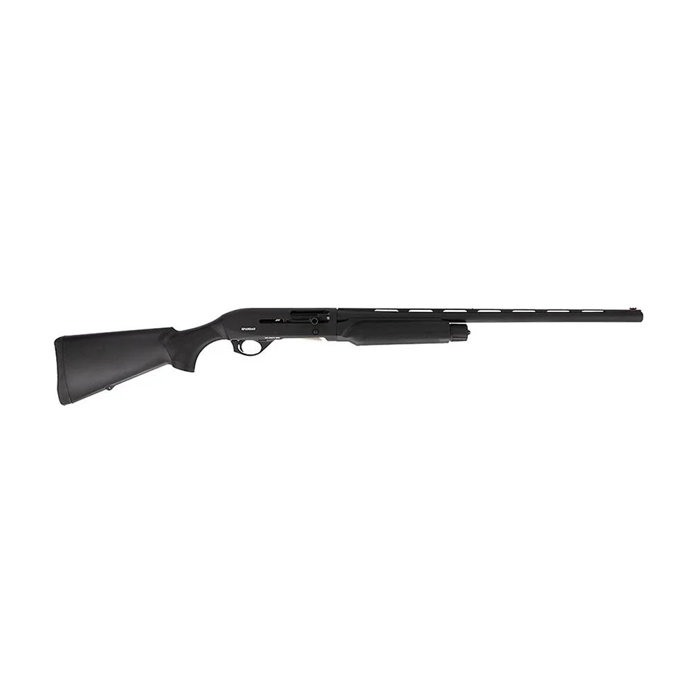 primary-2794 SDS Imports Spandau S2 black shotgun, right-side view with stock, long barrel and front sight