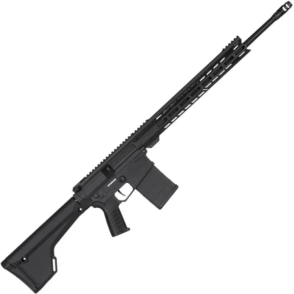 CMMG Endeavor Mk3 Rifle in black, left-side view with long slotted handguard and magazine
