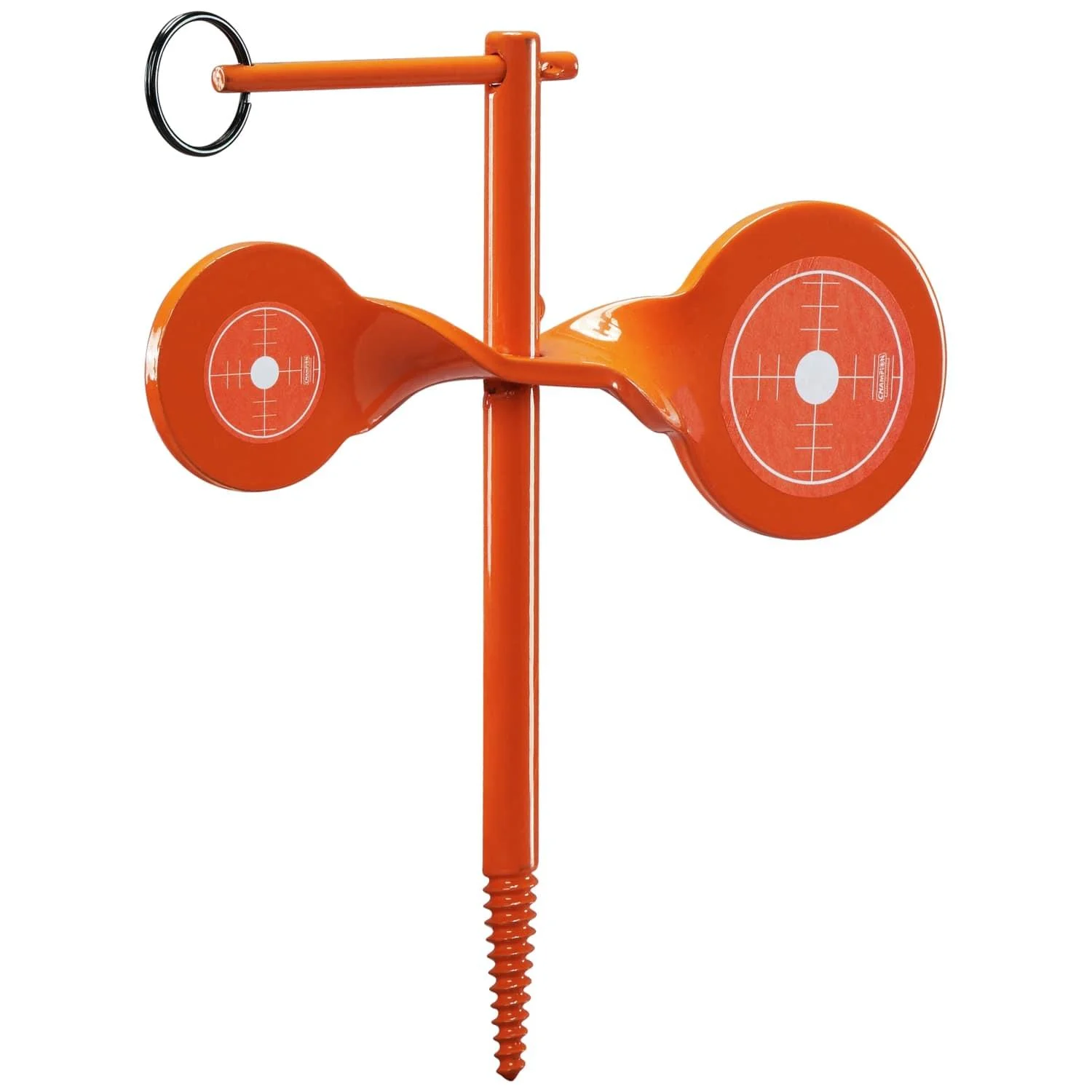 primary-28032 Champion Rimfire Screw-In Double Gong Spinner Target Steel Orange