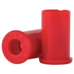 Speer Plastic Training Cases, three bright red cases shown upright and on their sides
