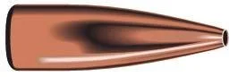 Speer TNT Rifle Bullets, side view of a single copper-colored hollow-point bullet