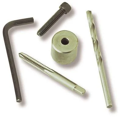 primary-28174 RCBS Stuck Case Remover Kit, drill bit, tap, hex key, bolt and silver collar