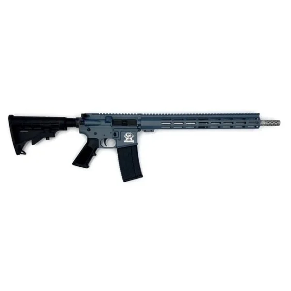 10 Ring GLFA AR-15 Rifle .223 Wylde 30rd Magazine 16" Stainless Steel Barrel Blue Titanium Frame