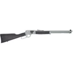 Henry Big Boy All-Weather Rifle, right-side view with chrome finish, black stock and lever action
