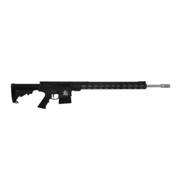 10 Ring GLFA 243 Win Rifle .243 Win 5rd Magazine 24" 5/8x24 Threaded Barrel Black