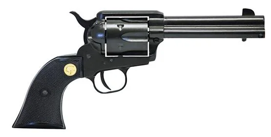 Chiappa Firearms USA Ltd 1873 .22LR/.22WMR REVOLVER BLK 4.75" BBL 6RD PLASTIC GRIPS DUAL CYL