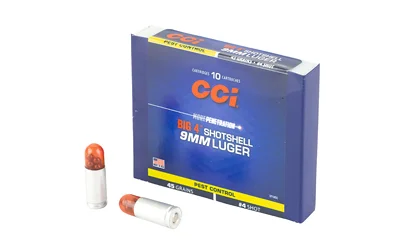 CCI Big 4 Handgun Shotshell Ammunition 9mm Luger #4 1000 fps 10/ct