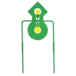 Champion .22 Double Reaction Metal Spinner Target Green Yellow