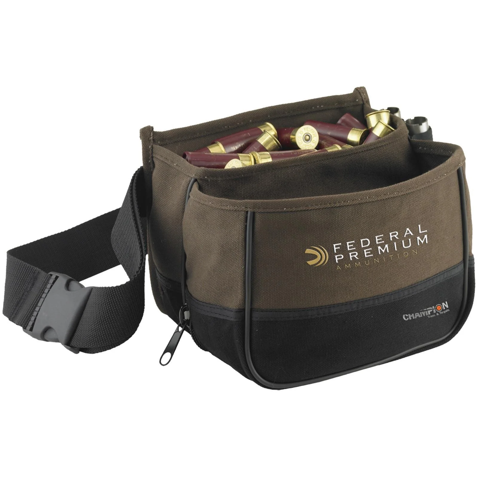 primary-28985 Champion Trapshooting Shell Pouch Double Box Tan