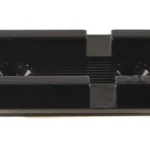 Weaver Standard Top Mount Aluminum Scope Base #71 in gloss black, top angled view