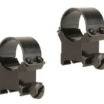 Weaver Sure Grip Detachable Aluminum Scope Rings (4-Screws) 1" X-High Matte, pair of black rings