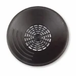 RCBS Case Cleaner Media Sifter, black round sifter with slotted center, top view