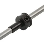 RCBS Flash Hole Deburring Tool Case Pilot Stop Only, silver rod with black knurled stop