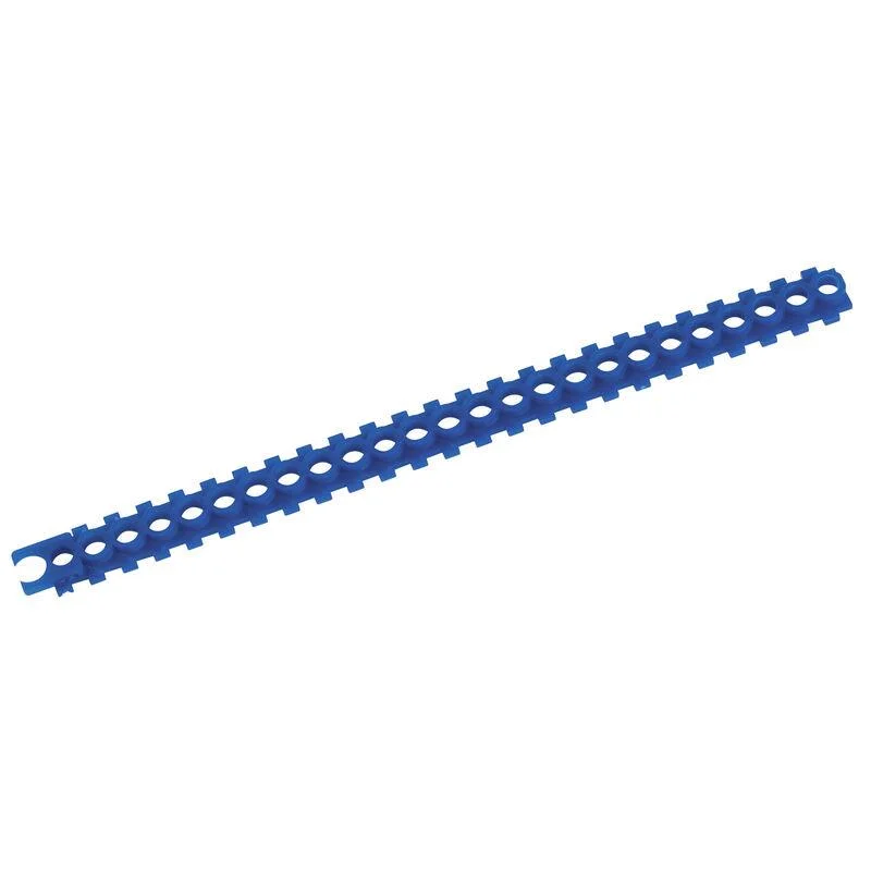 primary-29314 RCBS APS Unprimed Primer Strips, blue linked strip in top angled view