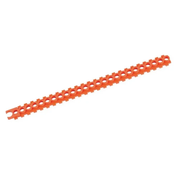 RCBS APS Unprimed Primer Strips #41 Orange 5.56mm 8/Pack, orange linked strip