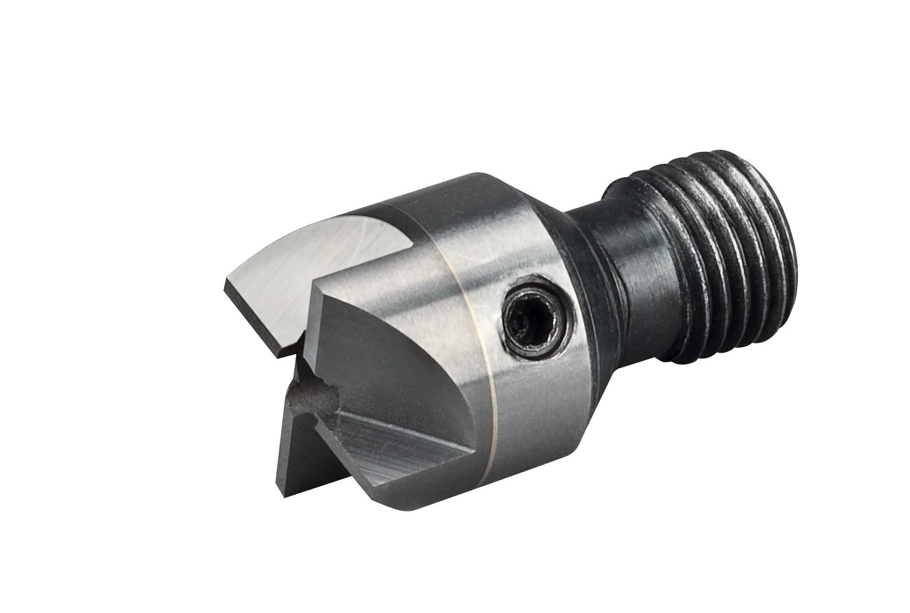 primary-29361 RCBS Carbide Replacement Tools Trimmer Carbide Cutter Head, angled view with threaded shank