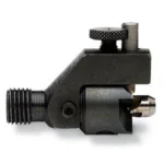 RCBS Trim Pro 3-Way Cutter, black metal cutter in side view with knurled adjustment knob