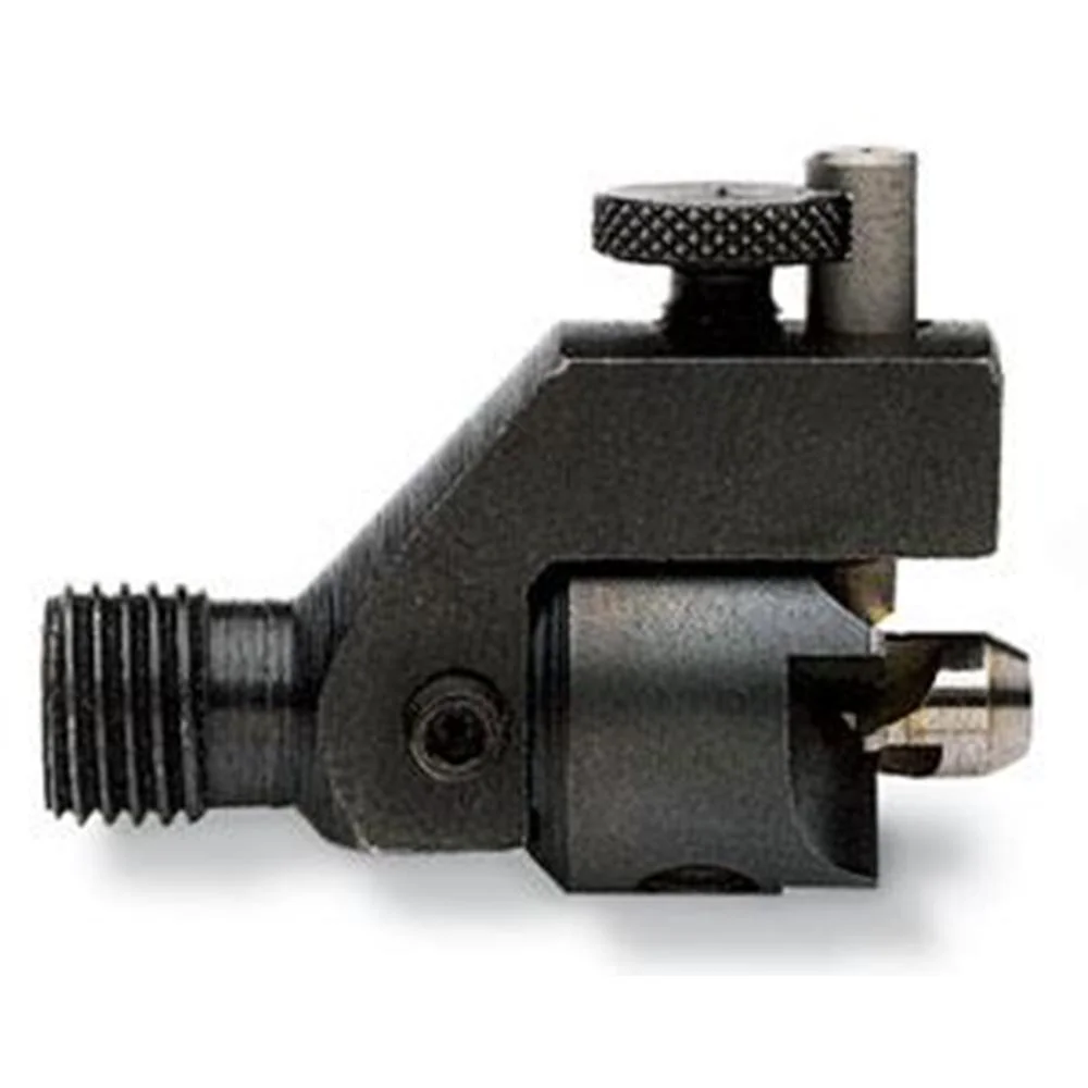 primary-29362 RCBS Trim Pro 3-Way Cutter, black metal cutter in side view with knurled adjustment knob