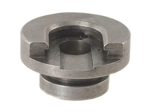 primary-29427 RCBS Single Stage Shell Holder #37, silver metal holder in angled top view