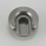 RCBS Single Stage Shell Holder #41 Size silver metal shell holder, top view