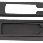 Weaver Modular Rail Cover Switch Mount, two dark rectangular rail covers shown from top