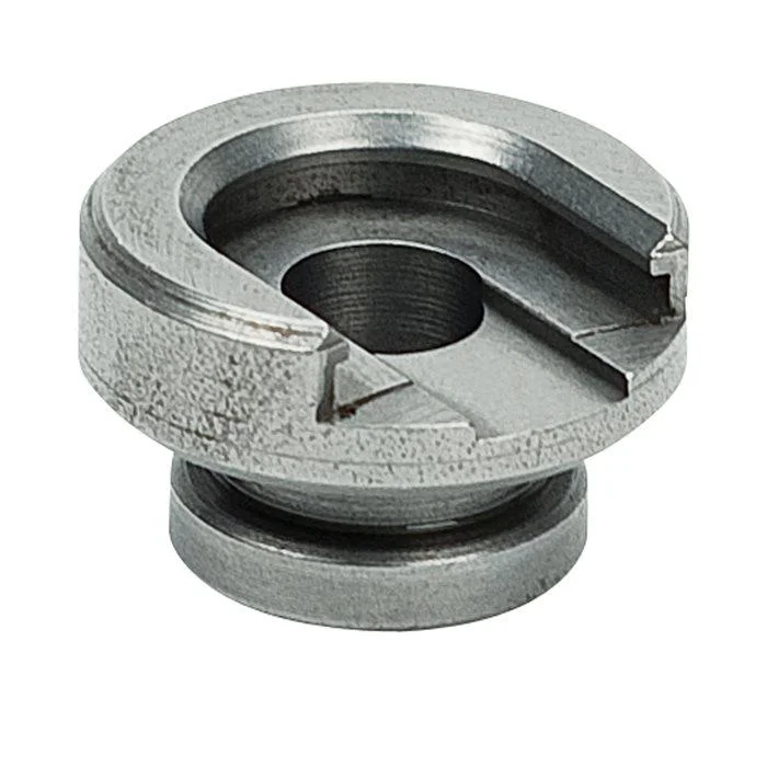 primary-29454 RCBS Single Stage Shell Holder #49 silver metal holder in angled top view