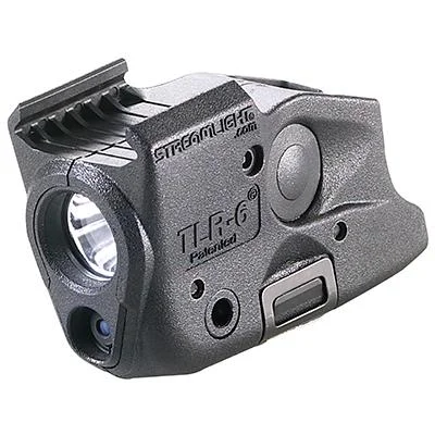primary-29470 Streamlight TLR6 Rail Mount for GLOCK - Rail-Mounted Tactical Light With Integrated Red Aiming Laser
