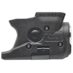 Streamlight TLR-6 HL Weapon Light, black housing in left side view with controls and screws