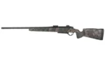 Seekins HAVAK PH3, side view with camouflage stock, dark barrel and scope rail