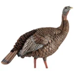 Avian-X HDR Hen Turkey Decoy, left-side view with brown layered feather detailing